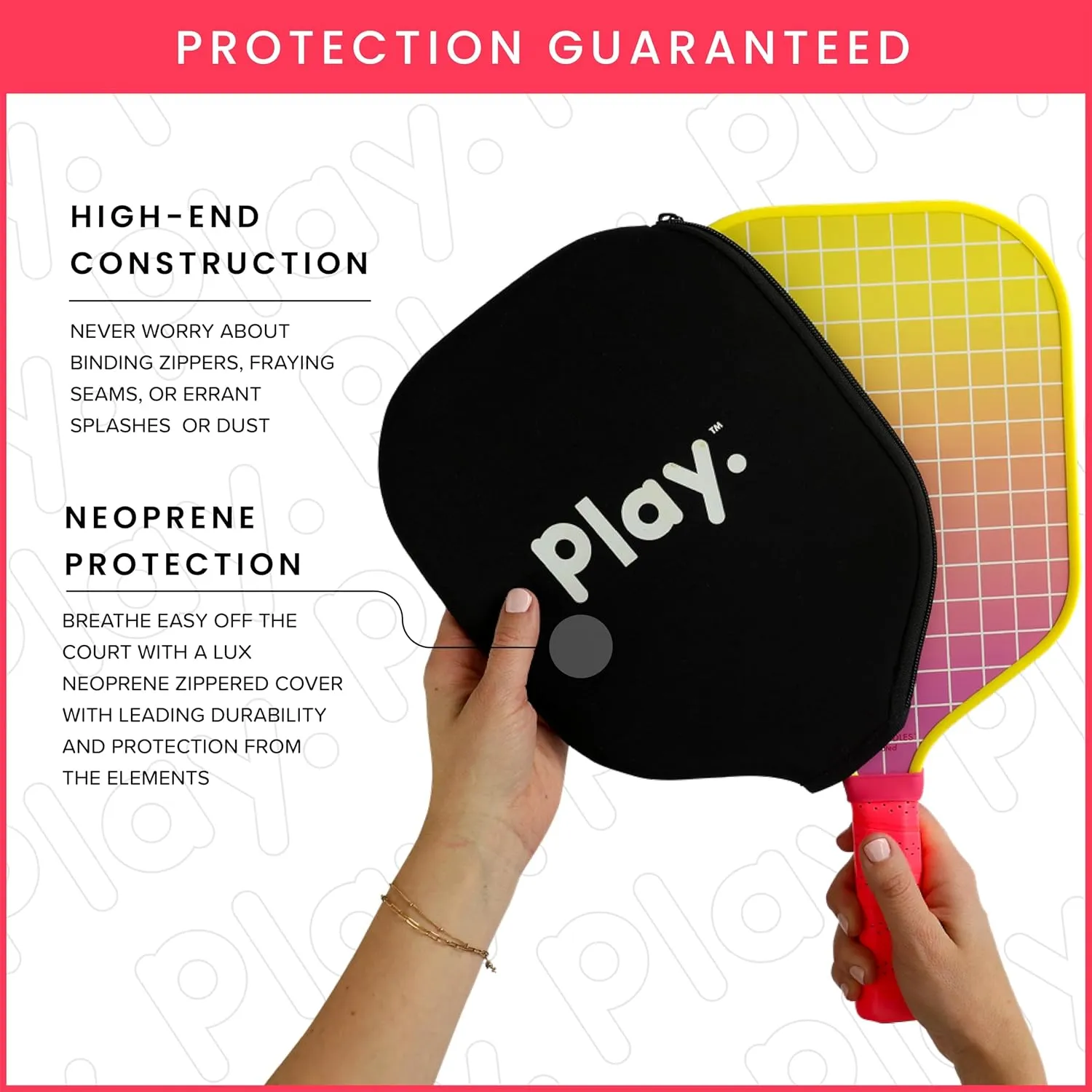 Pickleball Paddle - USAPA Approved Pickleball Racket | Carbon Fiber and Polymer Honeycomb Composite Core | Hyper-Grip™ Surface with Graphite Face & Cushioned Grip