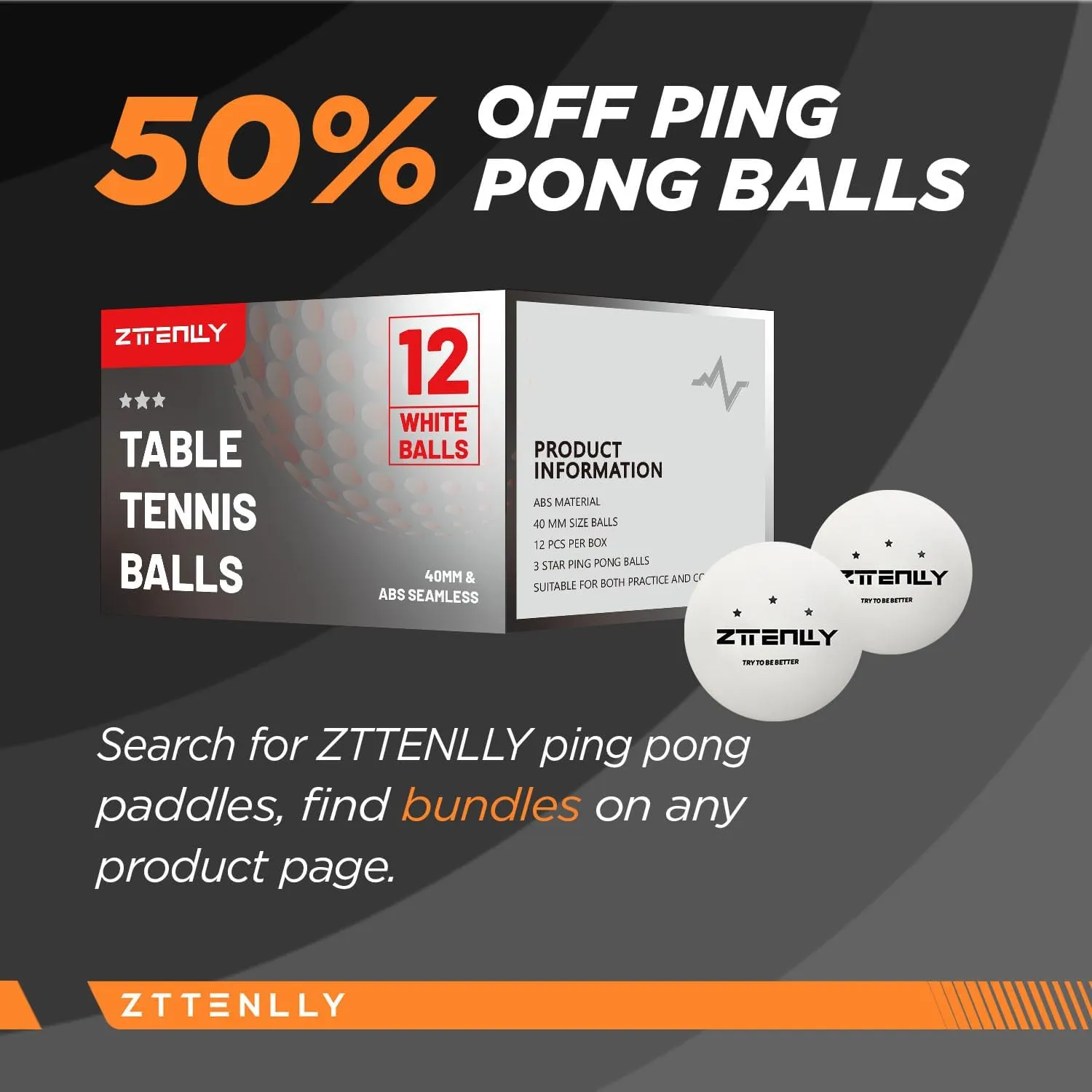 Ping Pong Paddle with Carbon Technology | Performance-Series,7-ply Finest Blade, Expert Speed/Edge/Balance, Thicker Protector Case | Table Tennis Racket for Professional