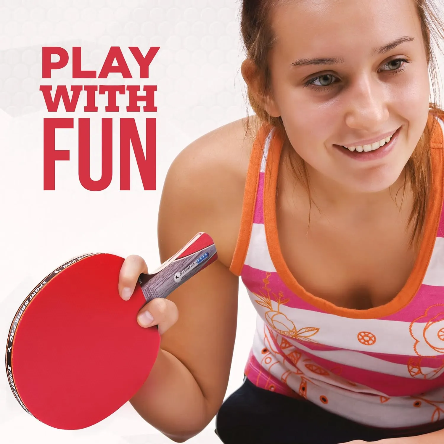 Ping Pong Paddle with Killer Spin   Case for Free - Professional Table Tennis Racket for Beginner and Advanced Players - Improve Your Ping Pong Skills with JT Ping Pong Paddle Set