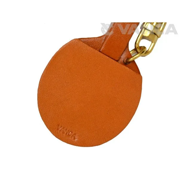 Ping-pong/Table tennis paddle Leather Keychain(L)