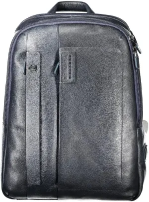 Piquadro leather backpack laptop 14'' with Connequ