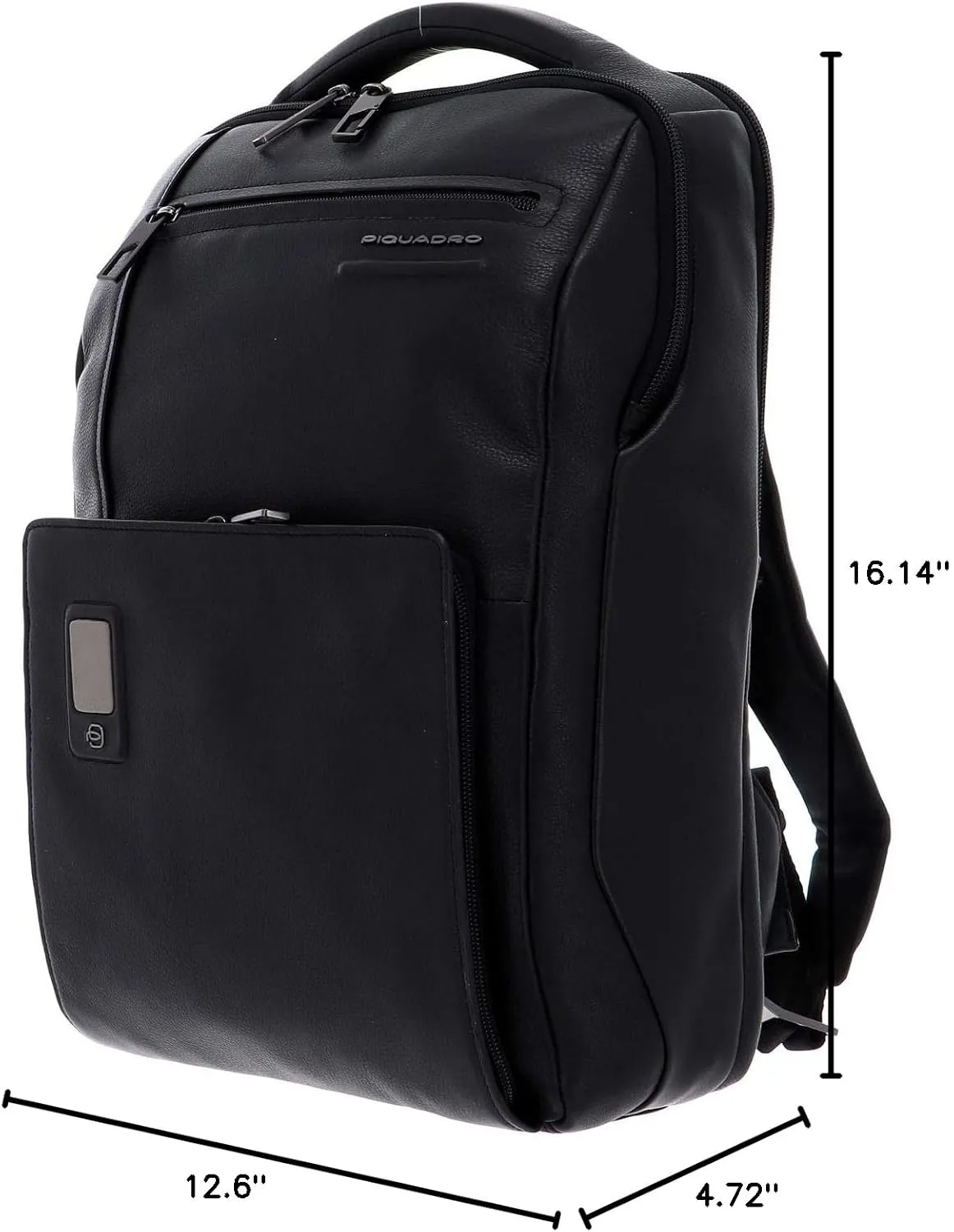 PIQUADRO Men CA5105AO, Black, 15.6-Due scomparti