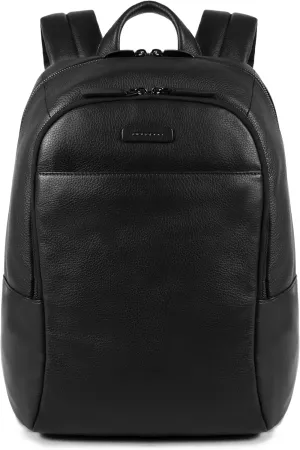 PIQUADRO Men Daypack, Black, 40 cm