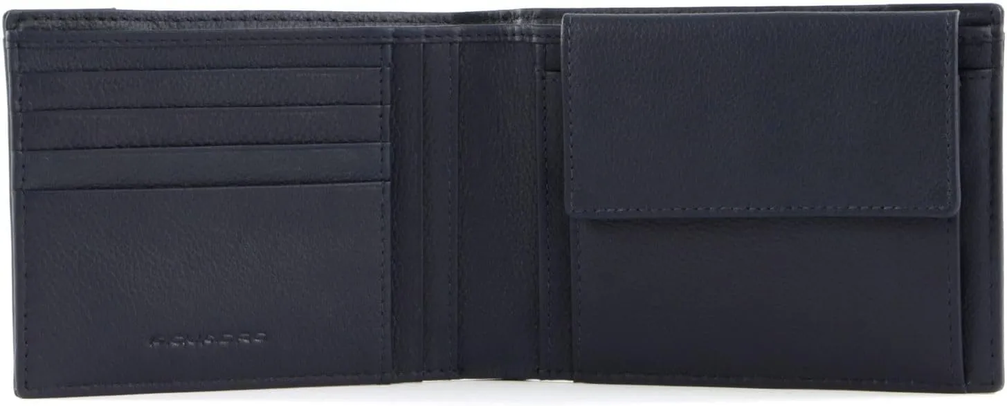 PIQUADRO Men's Wallet with Coin Purse