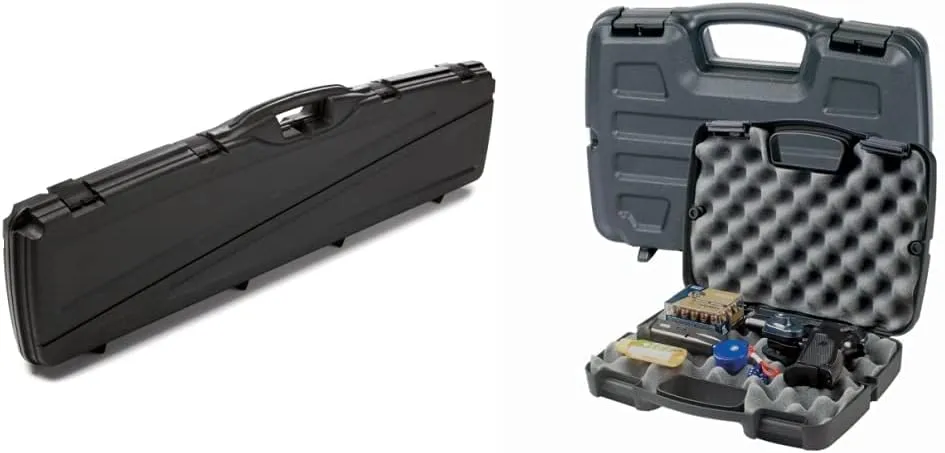 Plano Protector Double Gun Case SE Series Single Scoped Pistol Case | Protective Firearm Cases