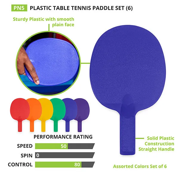Plastic Table Tennis Paddle