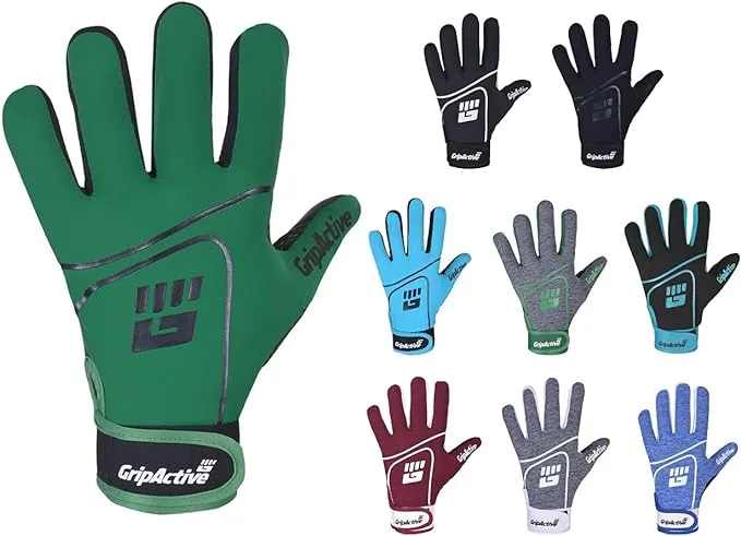 Premium Gaelic Football Gloves - Green