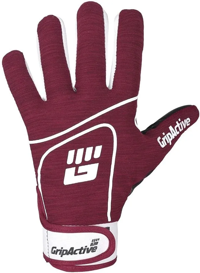 Premium Gaelic Football Gloves - Maroon