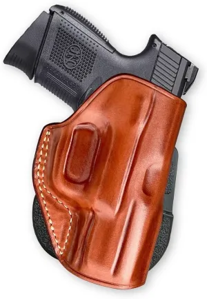Premium Leather OWB Paddle Holster with Open Top Fits, Sigg P365XL w/Tar Tactical Development Rail, Right Hand Draw, Brown Color #1551#