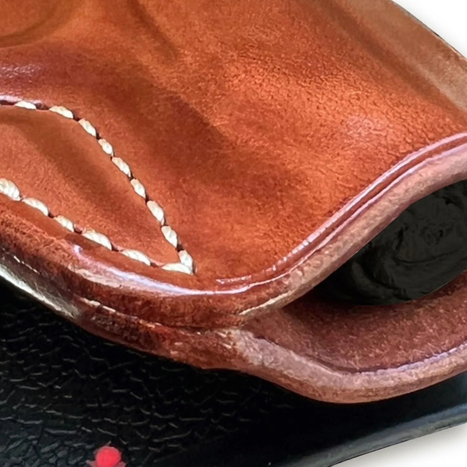 Premium Leather OWB Paddle Holster with Open Top Fits, Walther PPK/S 22LR/ 380 Caliber 3.3'' inch Barrel,Right Hand Draw, Brown Color #1170#
