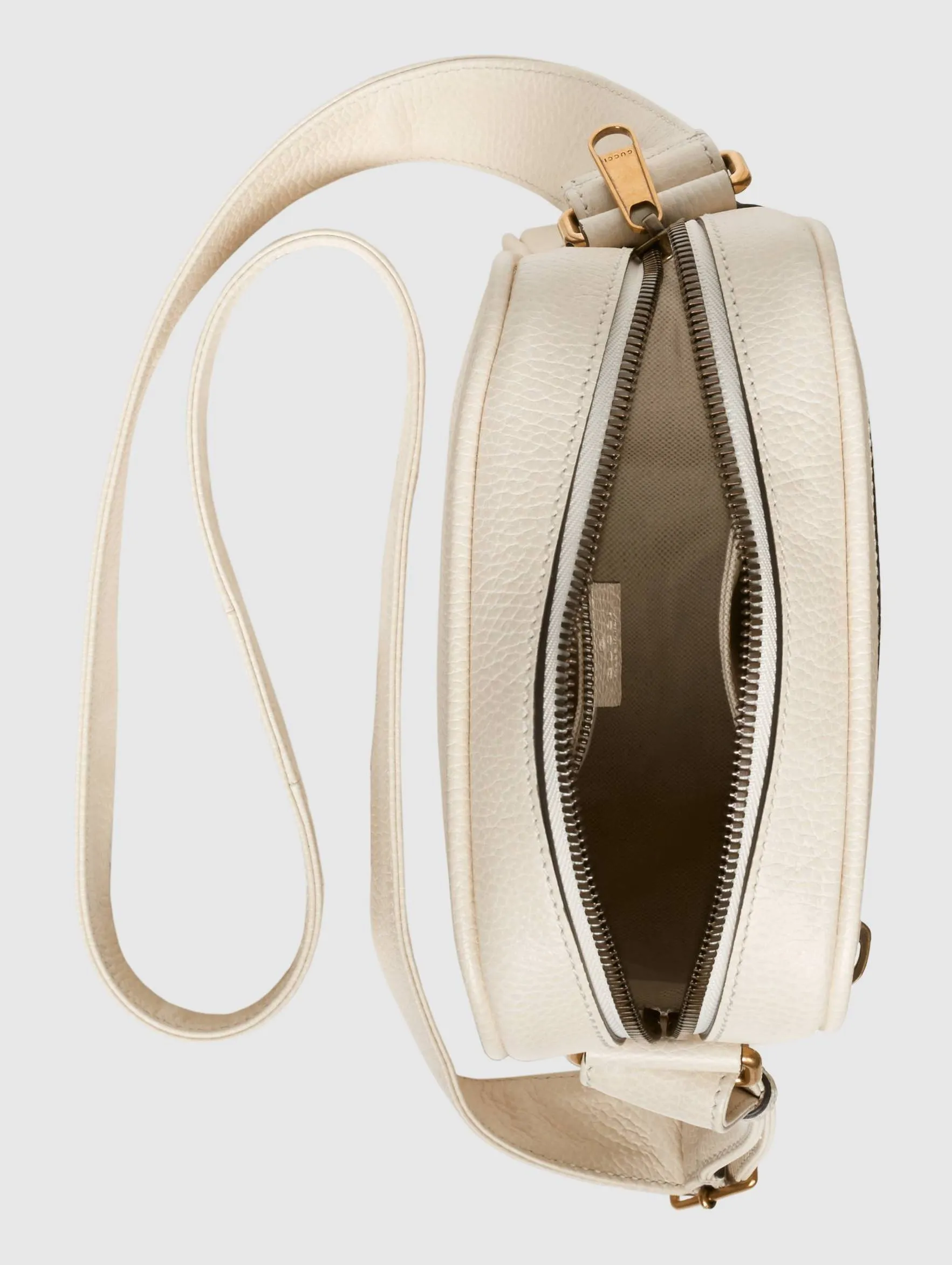 Print Messenger Bag, White