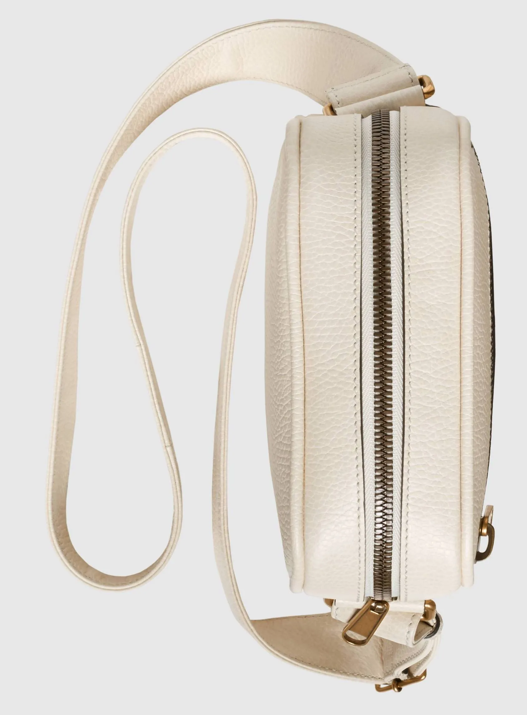 Print Messenger Bag, White