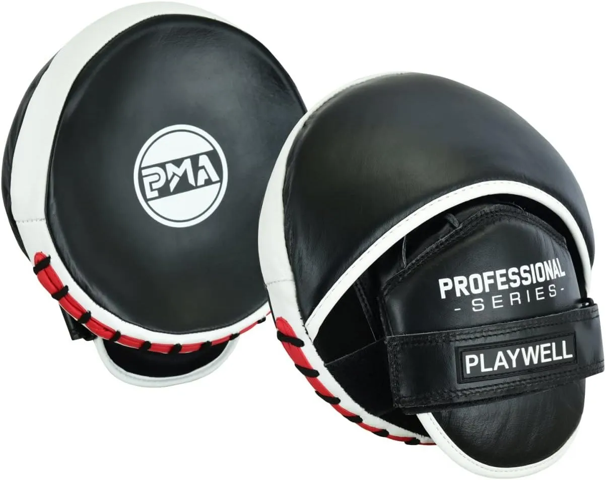 Pro Series Martial Arts Boxing Precision Leather Focus Pads - NEW