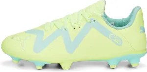 PUMA Future Play Firm Ground/Artificial Ground Soccer (Little Kid/Big Kid) Fast Yellow/Puma Black/Electric Peppermint 3 Little Kid M