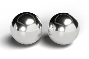 QINGZHENG-(2Pcs) 1-1/2 Inch Chrome Steel Ball Chinese Health Ball Baoding Balls Hand Exercise Stress Balls Exercise Healthy Handballs Precision Balls