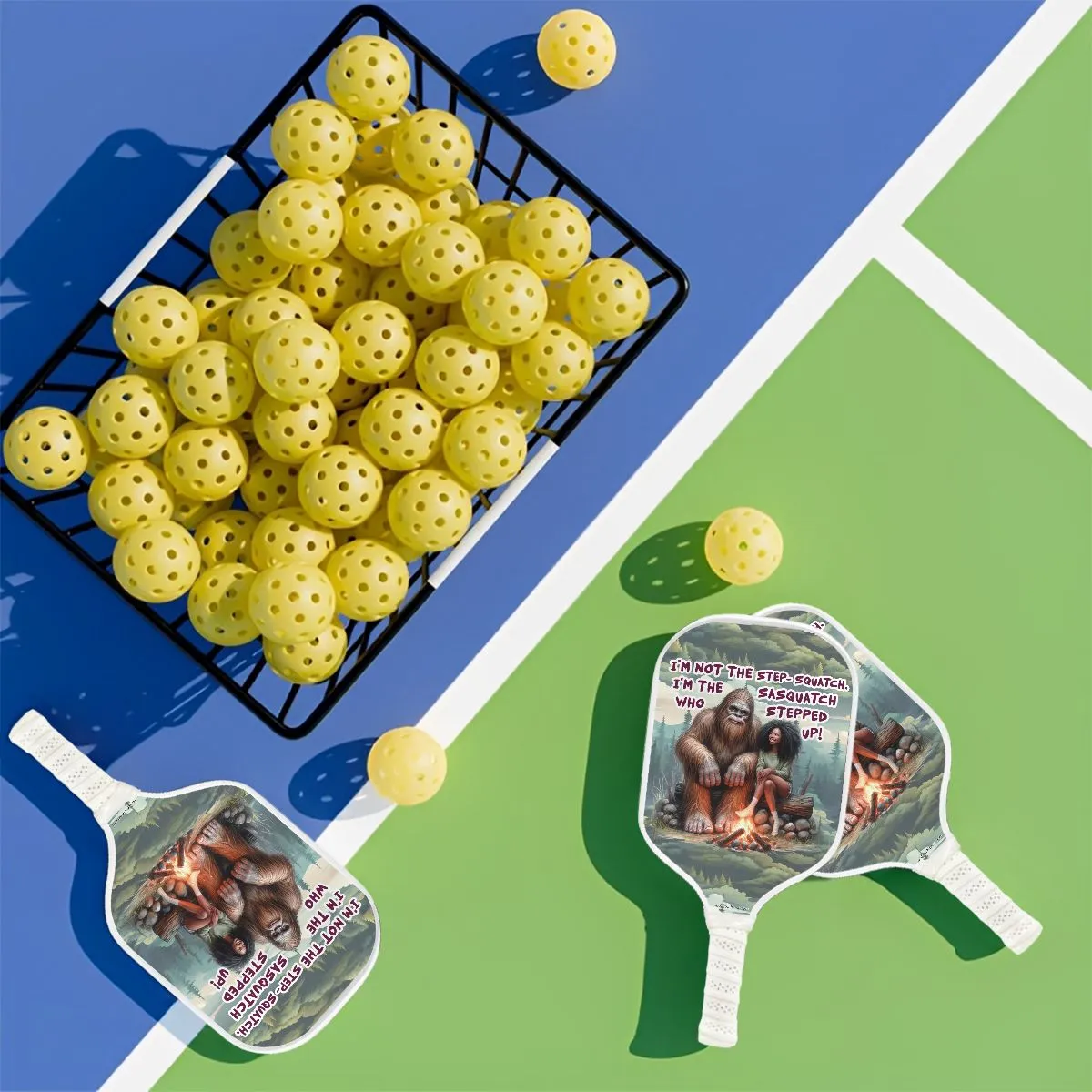 "I'm Not the Step Squatch..." Pickleball Paddle