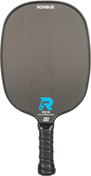 R1.16/R2.16/R3.16 Raw Toray T700 Carbon Fiber Pickleball Paddle with 16 mm Polypropylene Honeycomb Core