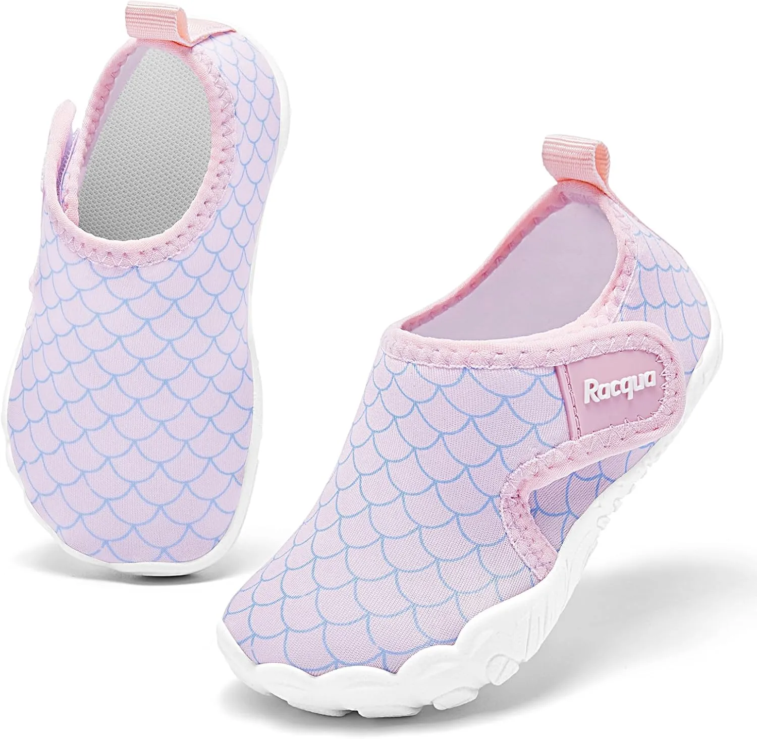 Racqua Toddler Boys Girls Water Shoes Slip-On Quick Dry Aqua Kids Shoes Lightweight Breathable Swim Shoes(Toddler/Little Kid)