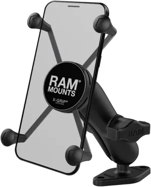RAM Mounts X-Grip Large Phone Mount with Diamond Base RAM-B-102-UN10U with Medium Arm