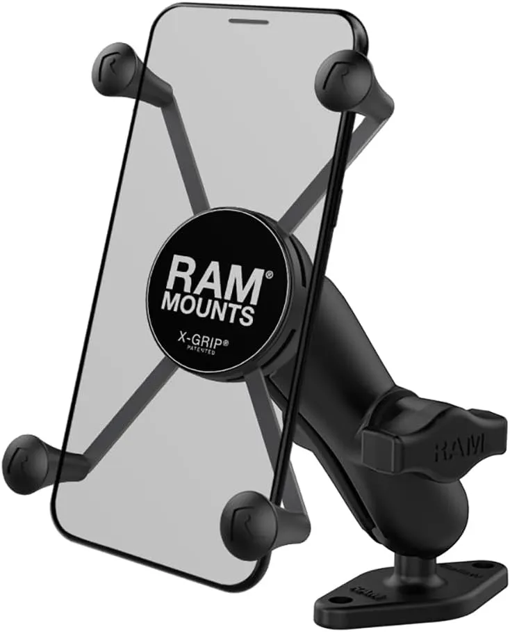 RAM Mounts X-Grip Large Phone Mount with Diamond Base RAM-B-102-UN10U with Medium Arm