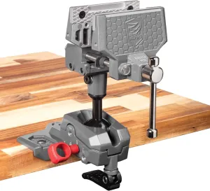 Real Avid Vise - 360° Swiveling Bench Vise for Optimal Positioning, Versatile Applications, 5" Jaw Width Vise for Cleaning, Maintenance, Woodworking & More High-Torque Applications up to 100 ft-lb