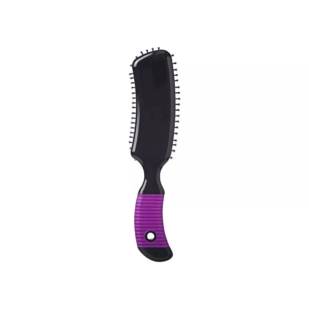 Red by Kiss Banana Brush Small HH208 – Contoured Design for Precision Detangling & Styling | Size: Small Curved Brush