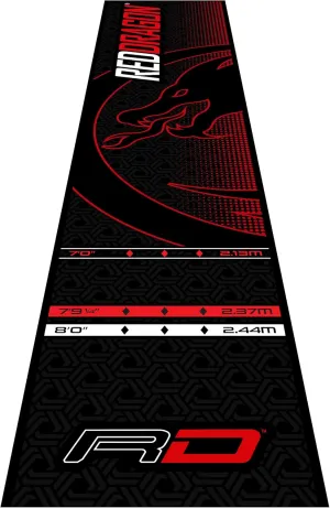 RED DRAGON Darts Dartboard Mat - for Perfect oche Measurements