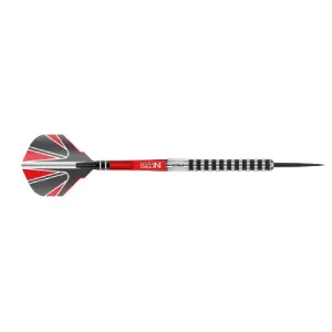 Red Dragon Javelin Black Steel Tip Dart Set