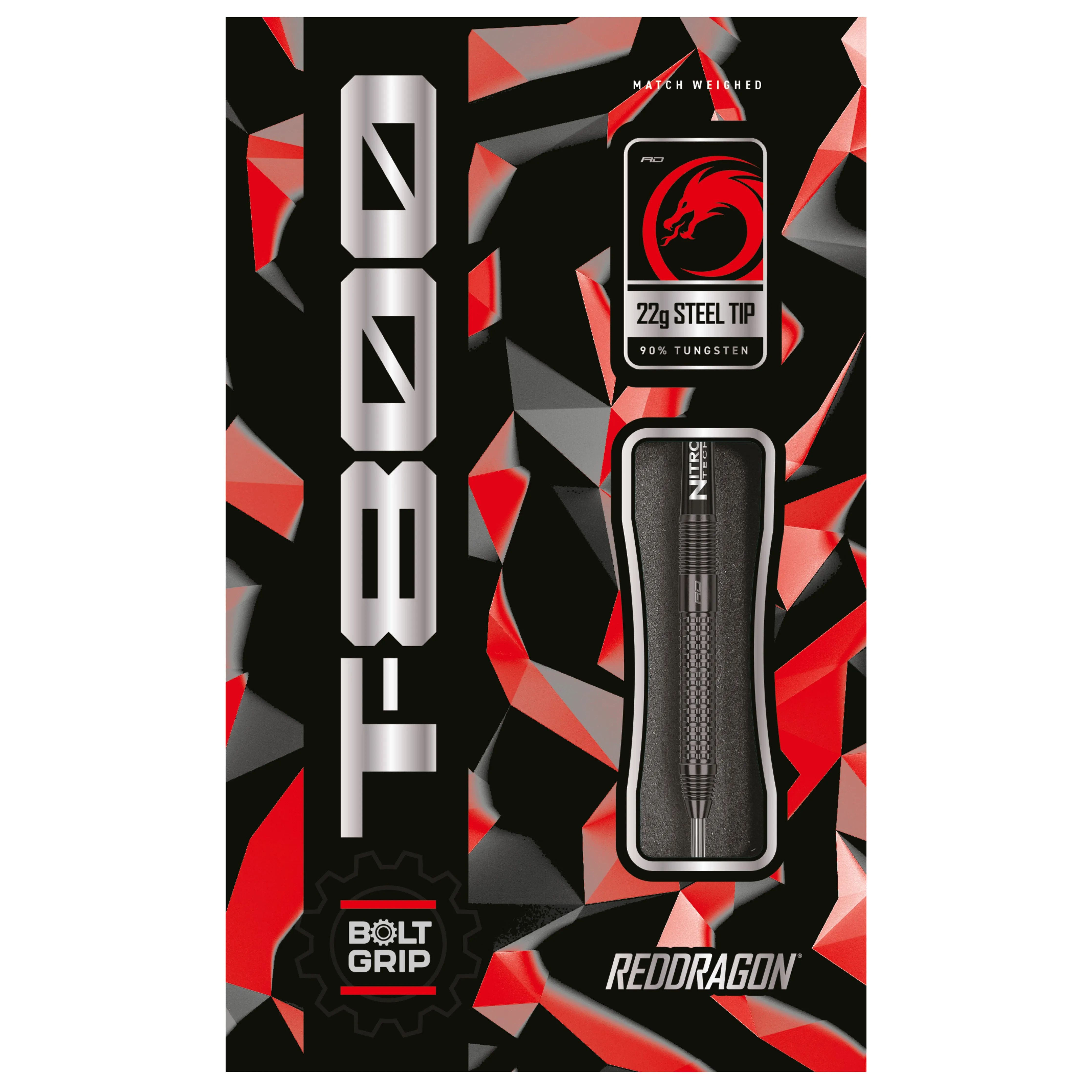 Red Dragon T-800 Steel Tip Darts - 90% Tungsten - 22g 24g 26g