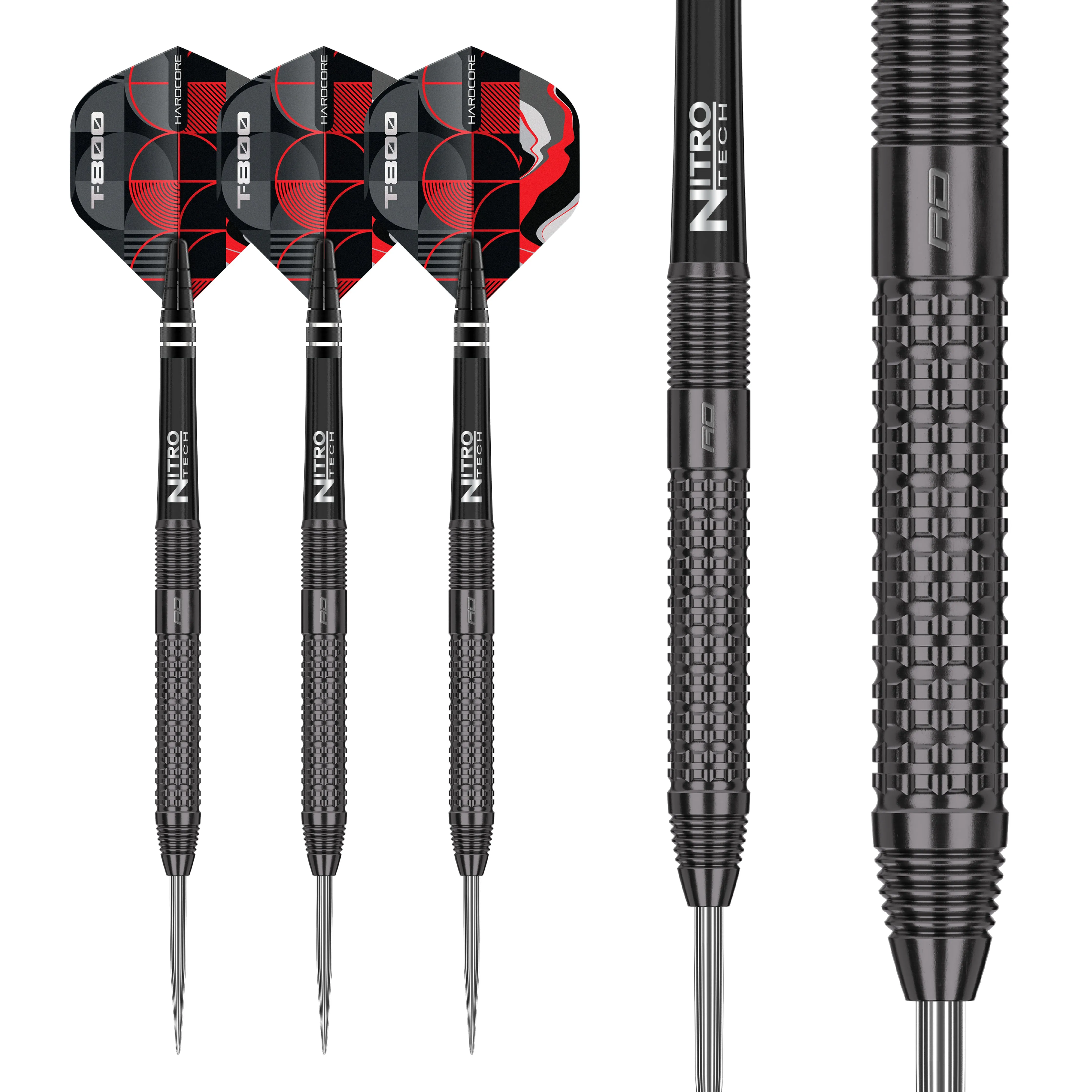 Red Dragon T-800 Steel Tip Darts - 90% Tungsten - 22g 24g 26g