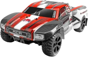 Redcat Racing Blackout SC 1/10 Scale Electric Short Course Truck with Waterproof Electronics Vehicle, Red