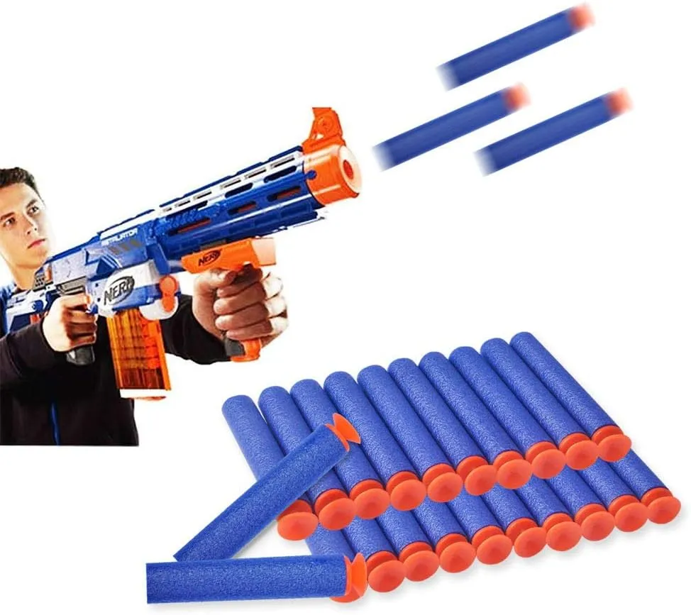 Refill Darts Universal Suction Dart Foam Bullet 100-Dart Refill Pack for Nerf N-Strike Elite Series Blasters Toy Gun
