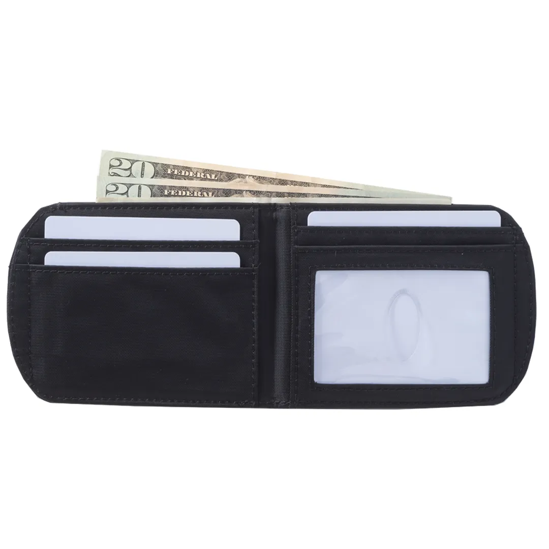 RFID Leather Curve Black