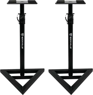 Rockville RVSM1 Pair of Near-Field Studio Monitor Stands w/Adjustable Height
