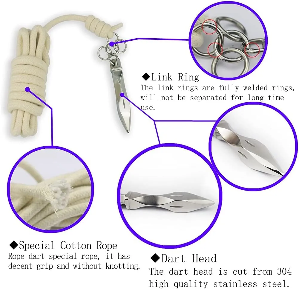 Rope Dart Meteor Hammer Exercise Ball Rubber Meteor Hammer Chinese Kungfu Traditional Martial Arts Soft Equipment