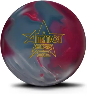 Roto Grip Attention Star S2 Bowling Ball - Berry/Silver/Black Aqua