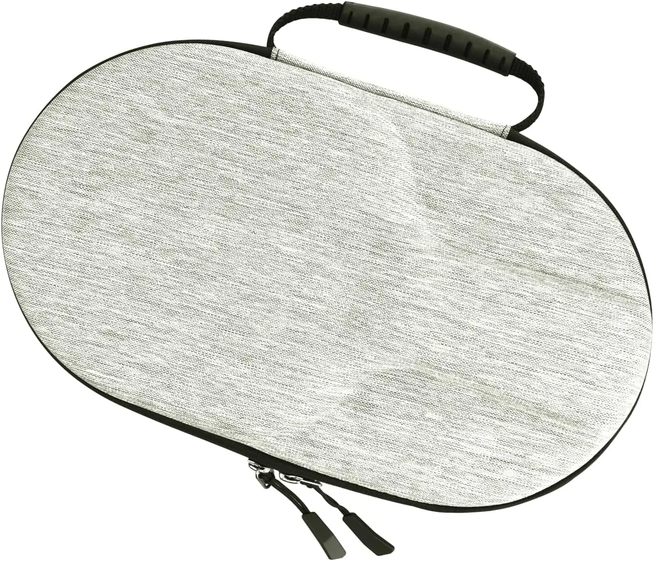 Round Ping Pong Paddle Case, Hard Shell Storage Bag for 2 Paddles & 4 Balls, Anti-Drop, Anti-Scratch