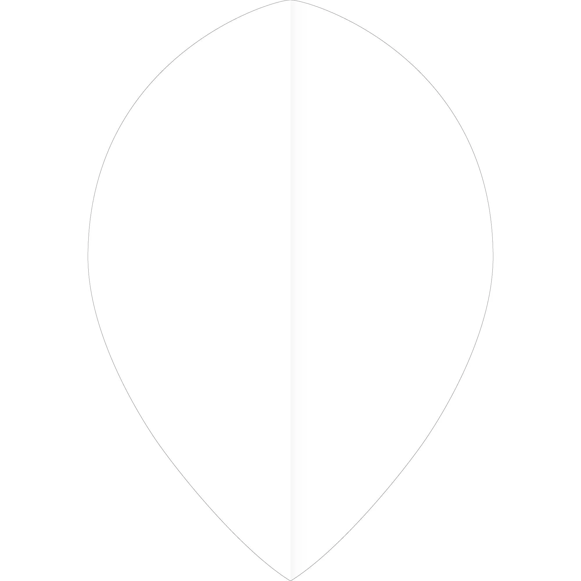 *Ruthless Poly Plain - Solid - Dart Flights - 75 Micron - Pear