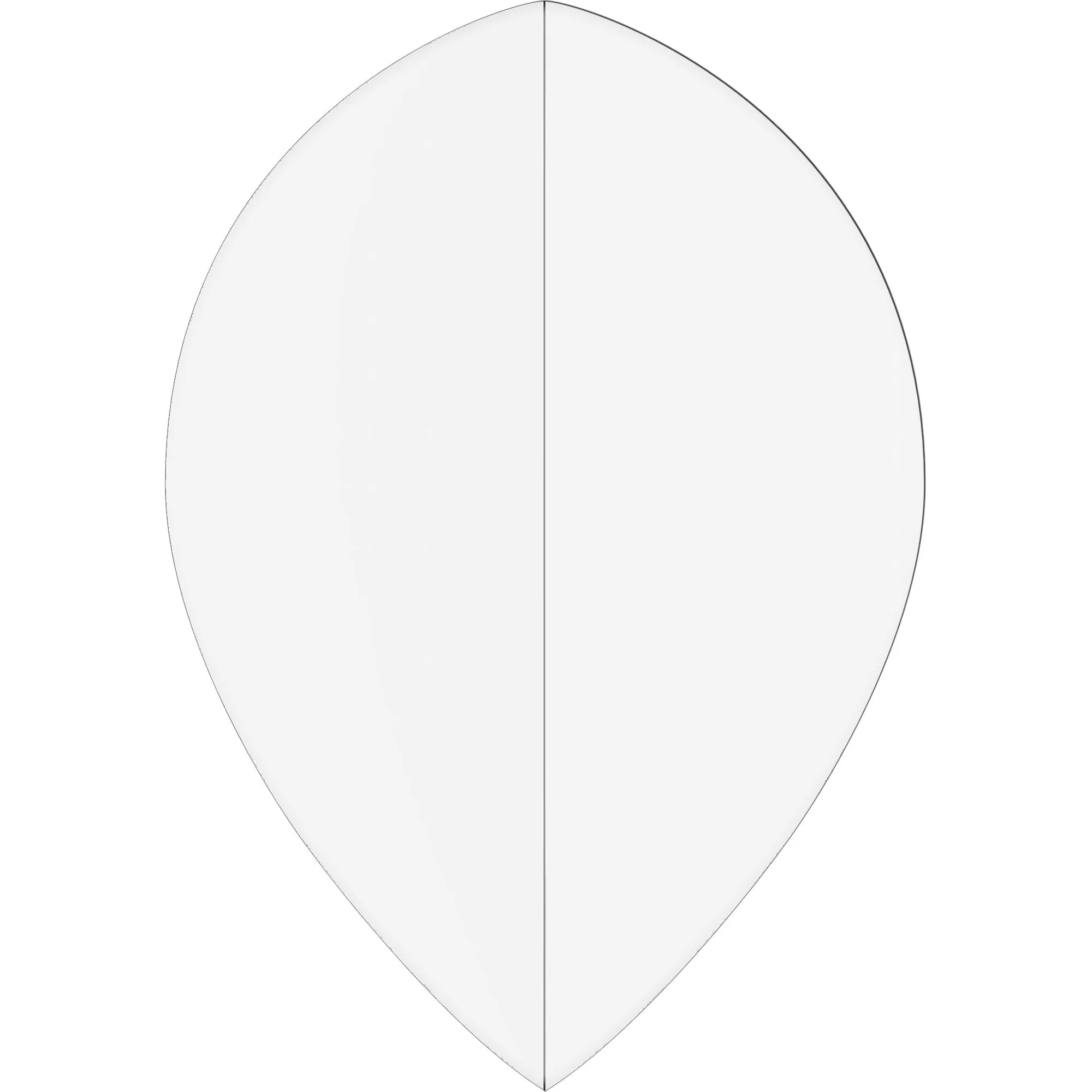 *Ruthless Poly Plain - Solid - Dart Flights - 75 Micron - Pear