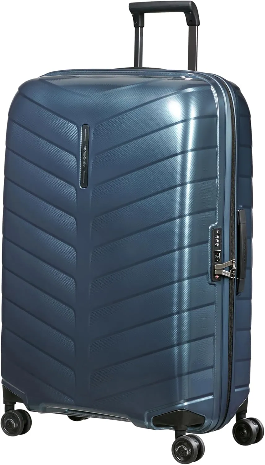 Samsonite Suitcase and Trolley, Blue (Steel Blue), Spinner L (75 cm-97 L)