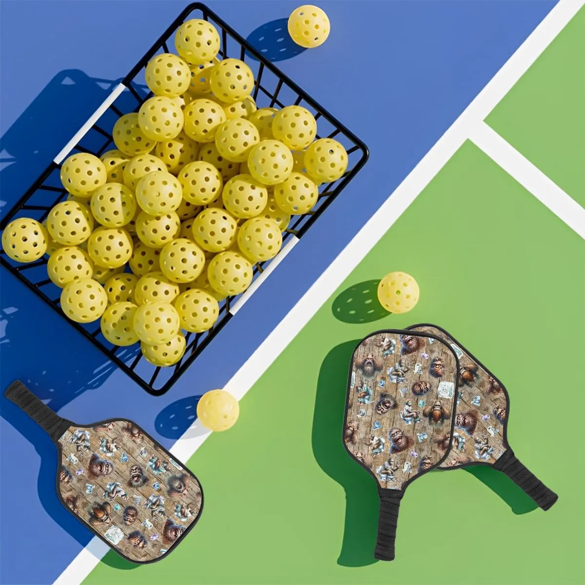 Sasquatch Bigfoot Designs Pickleball Paddle