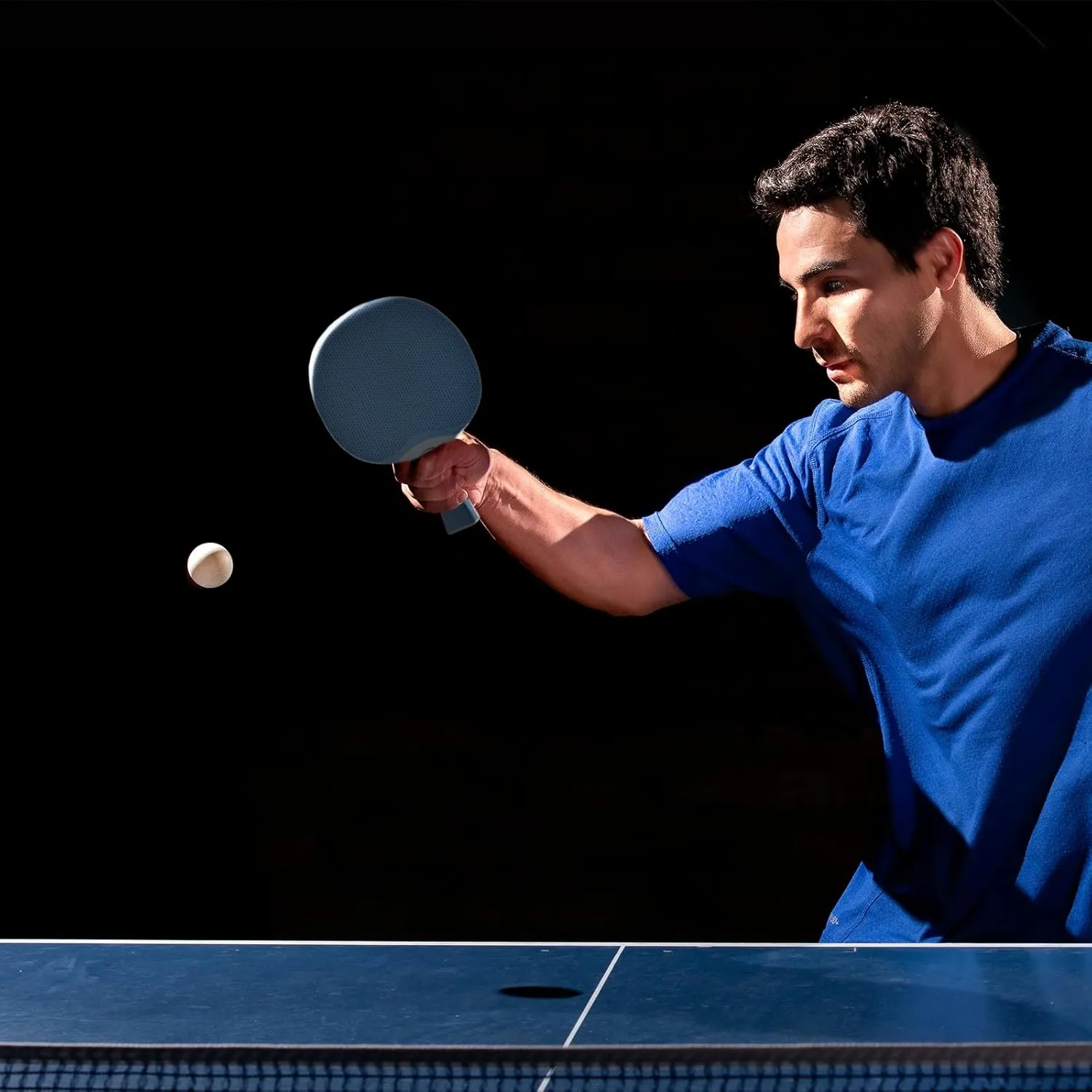 Senston Table Tennis Rackets Set, Professional Table Tennis Racket with 3 Balls, Composite Rubber Ping Pong Paddle Set