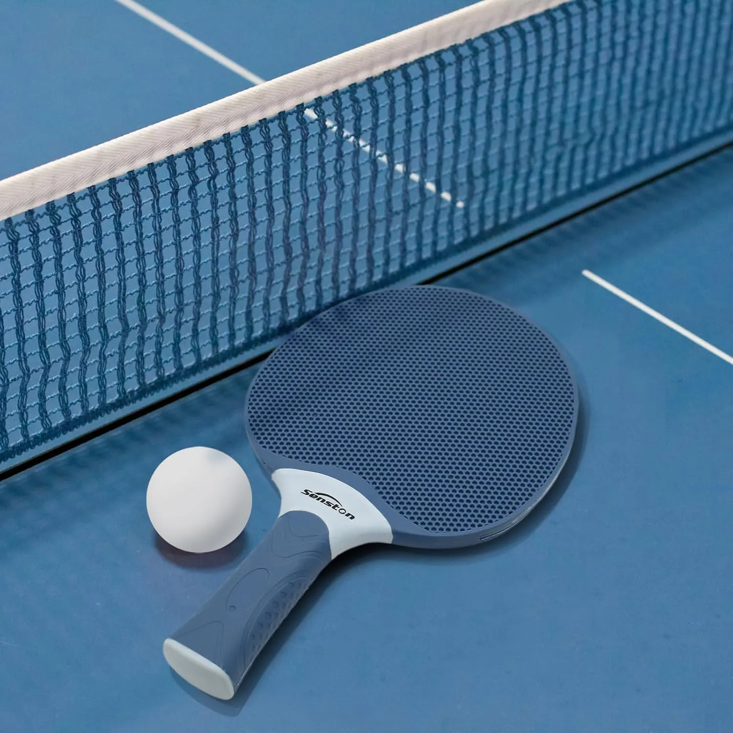 Senston Table Tennis Rackets Set, Professional Table Tennis Racket with 3 Balls, Composite Rubber Ping Pong Paddle Set