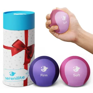Serenilite Stress Balls, Grip Strength Trainer, Meditation Accessories, Physical Therapy Equipment, Fidget Ball, Stress Balls for Adults, Hand Grip Exerciser Strengthener