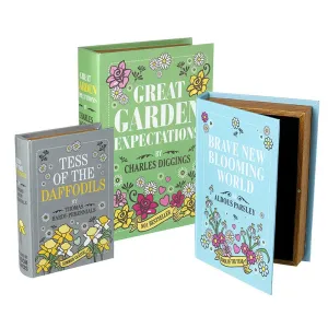 Set of 3 Wooden Book Holders