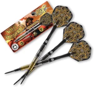 Shot! Darts Wild Frontier Prospector-Soft Tip Dart Set-Back Weighted-90% Tungsten Barrels (18)