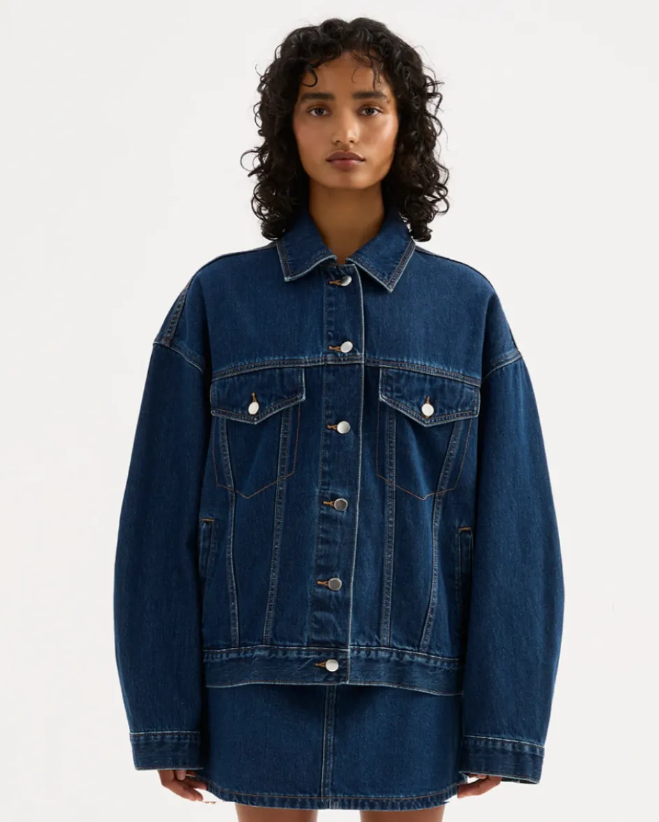 Sia Denim Jacket Force Blue