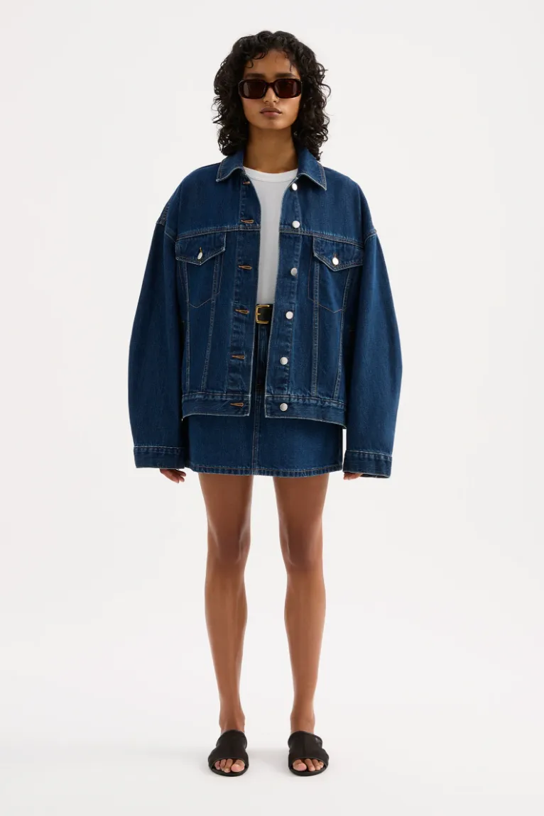 Sia Denim Jacket Force Blue