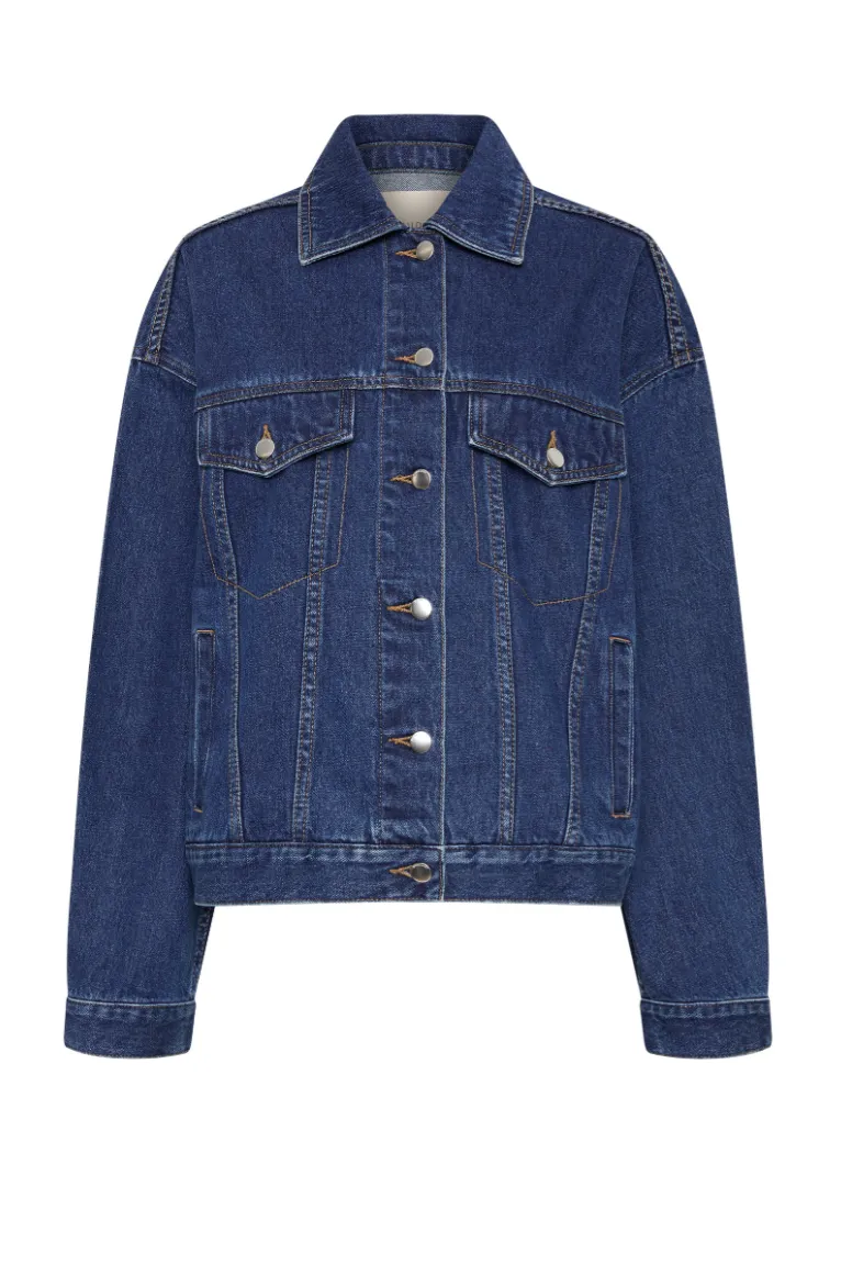 Sia Denim Jacket Force Blue