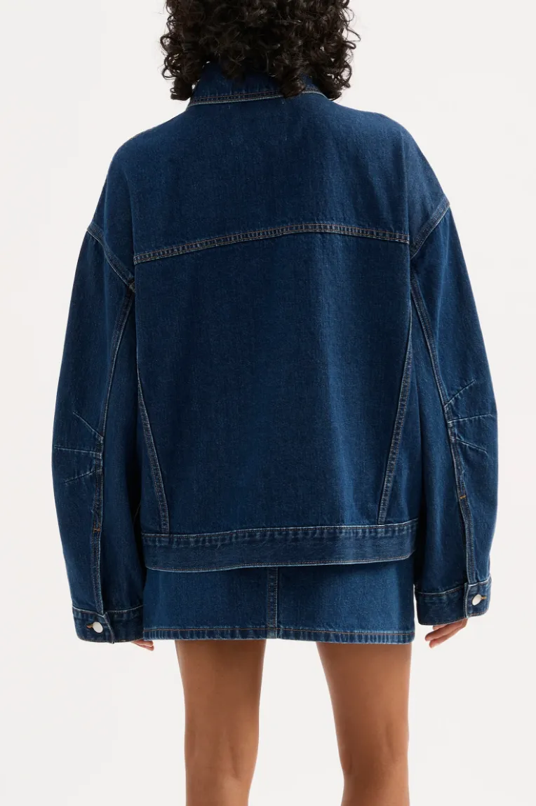Sia Denim Jacket Force Blue